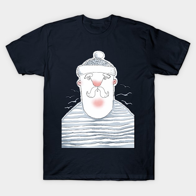 seaman and seagulls T-Shirt by barbasantara